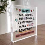 Happy Valentines Gift For Nanny Gift From New Baby Granddaughter Son