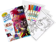 Crayola Trolls World Tour! Color Wonder Coloring Book & Markers Mess Free