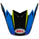Hjelmskjerm Bell til Crosshjelm Moto-9/9S Flex Svart-Blå