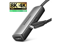 Axagon Rvc-Hi8kpd, Usb-C -&Amp Gt  Hdmi 2.1 Reducer/Adapter, 8K/60Hz, 4K/144Hz, Hdr10+, Pd100w