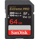 SanDisk 64GB Extreme PRO UHS-II SDXC Memory Card