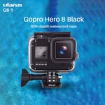 ULANZI G8-1 60M plongée sous-marine boîtier étanche Cage de protection pour GoPro Hero 8 noir Sport Action caméra accessoires