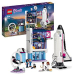 LEGO Friends Olivia’s Space Academy 41713 Building Kit; Creative Gift Includes a LEGO Space Shuttle and Comes with 4 LEGO Friends Characters; Spaceship Toy for Kids Aged 8+ (757 Pieces)