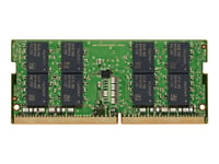 HP - DDR4 - module - 32 Go - SO DIMM 260 broches - 3200 MHz / PC4-25600 - 1.2 V - mémoire sans tampon - non ECC - pour Workstation Z2 Mini G5