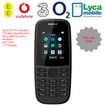 Nokia 105 4th Edition Mobile Phone Unlocked GSM With Free SIM Card EE O2 Lyca