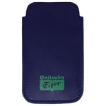 Onitsuka Tiger Navy Blue Leather iPhone 5 Pouch Sleeve Case 113939 8059
