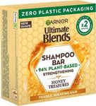 Garnier Ultimate Blends Honey Treasures Strengthening Shampoo Bar 60g