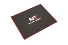 Nordic Gaming Guardian Red Floor Mat - Svart/Röd