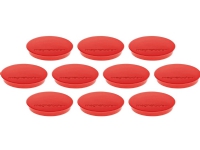 magnetoplan Discofix rund magnet standard, röd med solid ferritkärna, vidhäftningskraft: ca 0,7 kg (1664206)
