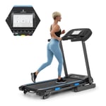 Bluetooth Treadmill Running Cardio Machine Fold Home Gym Speaker USB MP3 Fitness