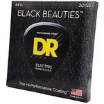 DR B EXBK BKB6-30 Extra Black Beauties Jeu de cordes pour Basse 6 cordes