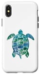 Coque pour iPhone X/XS Save The Turtles Tortue de mer Animaux Océan Tortue de mer