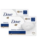 Dove Womens Original Beauty Cream Bar Deep Moisture for Soft and Smooth Skin 4x90g, 2pk - One Size