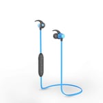 SDJJ Fashion Bluetooth Earphone, Wireless Earphones, Bluetooth 5.0 Headphones with Noise Canceling Microphone, Wireless Headphones for Workouts Home etc (Color : Blue)