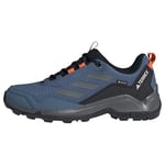 adidas Men's Terrex Eastrail Gore-TEX Hiking Sneaker, Wonder Steel/Grey Three/semi Impact Orange, 12 UK
