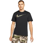 Nike DD6894 M NK DF TEE CAMO FILL GFX T-shirt mens rough green S