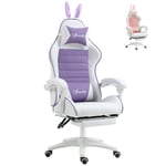 Racing Gaming Chair Reclining PU Leather Computer Chair with Headrest