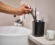 JosephJoseph New Bathroom Easy-Store Toothbrush Caddy black