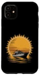 Coque pour iPhone 11 Joli design de voilier pour les amateurs de voile