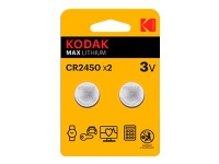 Kodak MAX KCR2450 - Batteri 2 x CR2450 - Li/MnO2 - 560 mAh