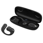MTEVOTX Open Ear-hörlurar, trådlösa sporthörlurar, 48H HiFi-stereo, Bluetooth 5.4, brusreducering, USB-C-laddningsfodral
