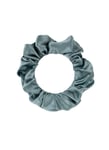 Fyllig scrunchie 100% mullbärssilke (Smaragdgrön)