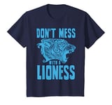 Youth Don't Mess With A Lioness. For Little Lionesses. Girls T-Shirt