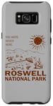Coque pour Galaxy S8+ Soucoupe volante OVNI du parc national de Roswell Meme Souvenir