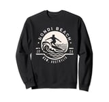 Bondi Beach, s NSW Australia s Retro Vintage s 2024-Surfer's Sweatshirt