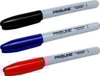 Pro-Line Permian Markers. "Round" 3 Pcs. (Black, No, Jun), Card, Proline