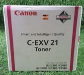 Canon C-EXV21 Original Printer Toner Cartridge Single Pack - Magenta