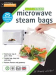 Microwave Steam Bags Standard 25/pk Perfect For 1-2 Servings