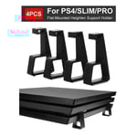 4st för ps4 tillbehör fäste för playstation 4 för smala pro fötter stativ konsol horisontell hållare spelmaskin kylben Ps4 pro