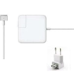 Chargeur Alimentation secteur 60W type magsafe 2 aimanté carré pour Apple MacBook Pro 13" Retina Début 2013 A1425 - EMC 2672 marque Patona®