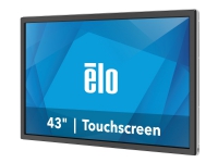 Elo 4303L - LED-skjerm - 43 (42.5 synlig) - åpen ramme - berøringsskjerm - 1920 x 1080 Full HD (1080p) @ 60 Hz - 450 cd/m² - 4000:1 - 8 ms - 2xHDMI, DisplayPort, USB-C - høyttalere - svart