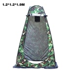 Nrkin pop-up changing tent, shower tent, toilet tent, tent shower, camping for camping, dressing room, portable travel privacy screen tent with carry bag, outdoor beach fishing camping hiking - 2 sizes, unisex_adult, camouflage, 1.5*1.5*1.9m
