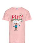 Pippi Langstrømpe Pippi T-Shirt 2 Rosa