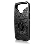 ARCHOS 55B Platinum Black bakstycke med diamant strass effekt med anti-chock silikon gel konturer med selfie ring,