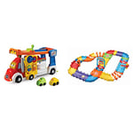 VTech Toot-Toot Drivers Big Vehicle Carrier, Baby Interactive Toys for Toddlers & Toot-Toot Drivers Track Set, First Kid's Car Set, Cars for Boys and Girls, Suitable for Kids Aged 1 to 5 Years Old