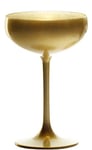 Stölzle_Lausitz Elements Lot de 6 bols à champagne dorés en verre cristal de qualité supérieure de 230 ml - Verres à champagne lavables au lave-vaisselle et incassables - Verres coupés
