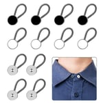 12-pack midjeförlängare för jeans – No Sew Knappförlängare 10 mm