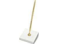Party Dekorationsställ Med Guldpenna För Gästbok, Ljus Kräm, 8X8x16,5 Cm Universal