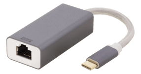 DELTACO PRIME USB-C-verkkosovitin, alumiinia, tähtiharmaa