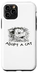 iPhone 11 Pro Adopt A Street Cat Funny Opossum Team Trash Animal Humor Case