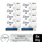 Dove Original Beauty Cream Bar with Deep Moisture for Soft & Smooth Skin90g, 8pk
