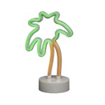 Konstsmide lysslange, grøn/gul palme
