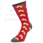 Nordic Souvenir Swedish Fika Lussebullar Strumpor Röd 40-45