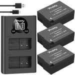 3BatterieAvecChargeur Batteries BLC12E DMW BLC12 + double chargeur pour Panasonic Lumix FZ1000,FZ200,FZ300,G5