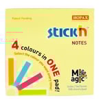 Notisblock 76x76mm 100blad Magic pastell