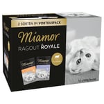 Miamor Ragout Royale in Jelly Kitten -lajitelma naudanliha + siipikarja hyytelössä - 60 x 100 g